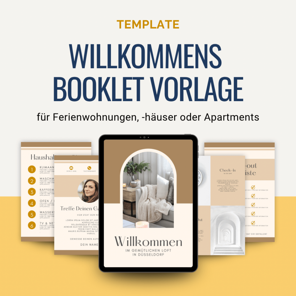 Airbnb Willkommens-Booklet Template